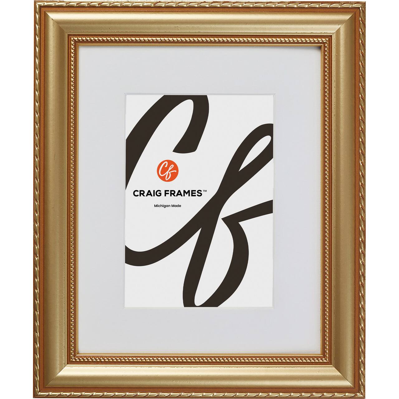 Craig Frames Victoria Gold Picture Frame with Mat